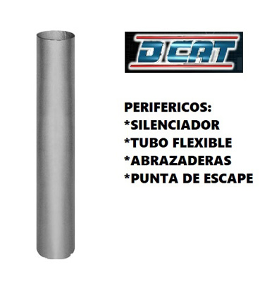 TUBO ESCAPE 5"1/2 TRAMO 90 CMS #DCAT