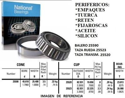 BALERO TREMEC CL559 FS/FSM5005 FULLER FS5205 ((P-10) #NATIONAL
