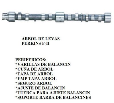 ARBOL LEVAS PERKINS 6.354 F-II ((P-5) #PMA