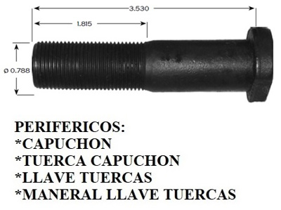 BIRLO CAP. LISO C/GUIA .788 X 3.530 "R" ((P-10) #CENTURY