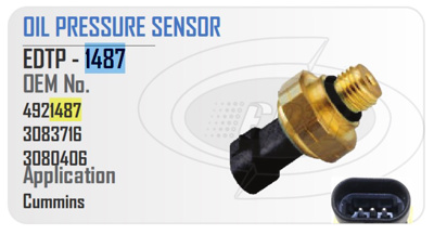 SENSOR PRESION ACEITE ISB, ISC, M11, N14 3080406 #UP