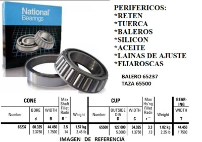 BALERO EXT. PIÑON DEL. RKW 44000 ((P-10) #NATIONAL