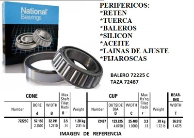 BALERO EXT. PIÑON TRAS. RKW 40000 ((P-10) #NATIONAL