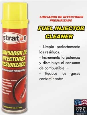 LIMPIADOR INYECTORES PRESURIZADO 400 GRS. (12) #STRATON - Tracto Diesel