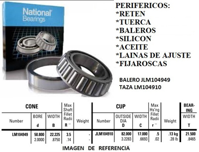 BALERO F.SALIDA RKW 44000 T/N ((P-10) #NATIONAL