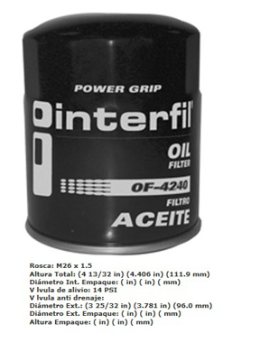 FILTRO OIL H-100 GP112 ((P-10) #JOE